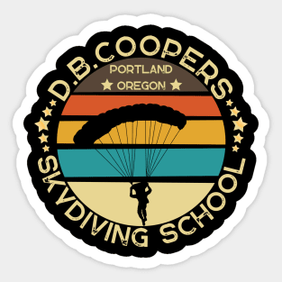 DB COOPERS SKYDIVING SCHOOL Sticker